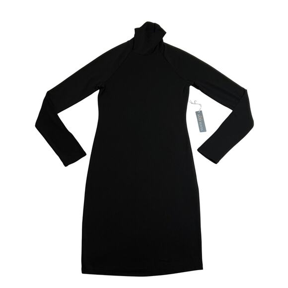 BUNDLE (2) Forever 21 Turtleneck Jersey Knit Stretch Dress Size Small NEW - Picture 2 of 12